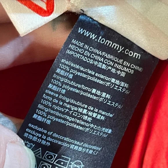 Tommy Hilfiger primaloft puffer coat